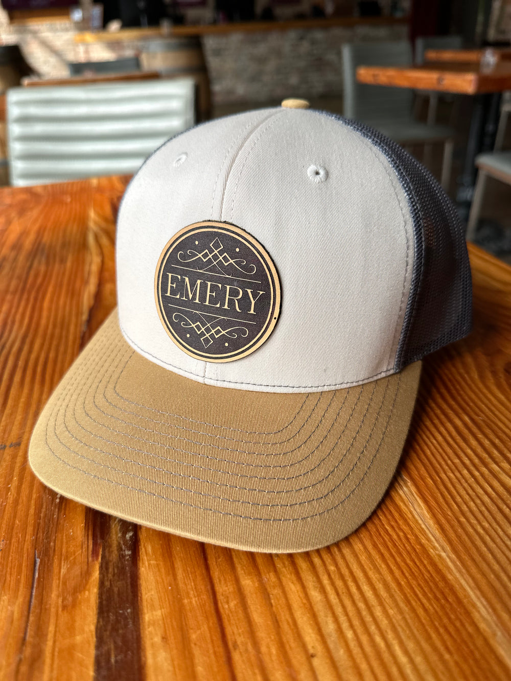 Wooden Seal Trucker Hat