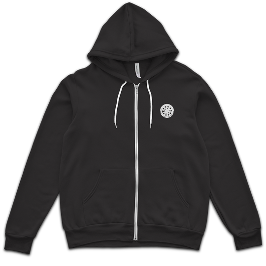 White Line Fever Zip-Up Hoodie