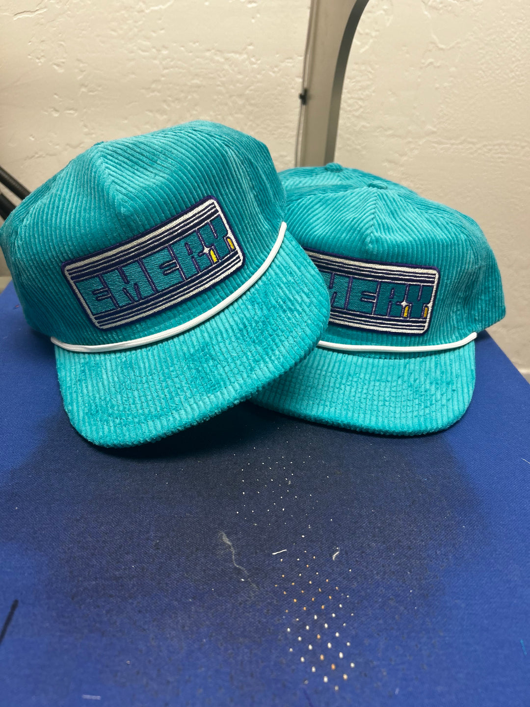 Retro Corduroy Rope Embroidered Hat